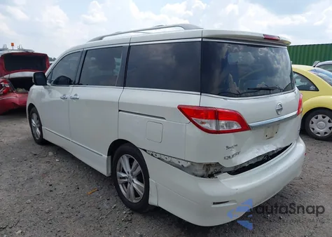 2013 Nissan Quest Sl from USA, damaged, VIN JN8AE2KPXD9071028